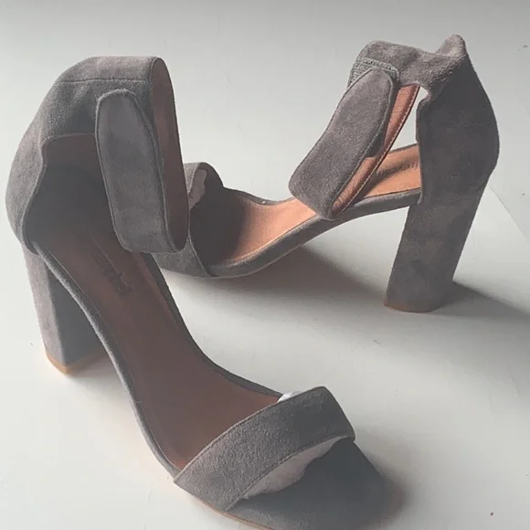 Jeffrey Campbell Holvey Suede Sandal Heel Size 8 - Picture 4 of 8